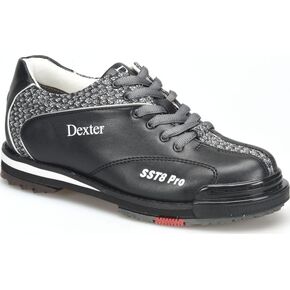 Dexter Mens SST 8 Pro Bowling Shoes - Black/Grey 9.5