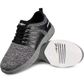 KR Strikeforce Commander Mens Bowling Shoe Size 9.5 a Stylish Design and Lightweight Performance Combined in The Commander Bowling Shoes. Charcoal