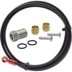 طقم خرطوم فرامل قرص هيدروليكي للدراجة لنظام شيمانو BH90-SB 2000 مم أحمر in Kuwait