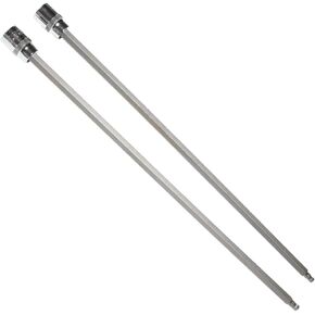 Intake Remover Installer 5mm 6mm Round Head Extended Hex Bit Socket 6-speed 0A5 02N Manual Transmission Right Hand Stub Shaft Remove Socket Compatible with VW Audi T10107A (Length 14" with 3/8" Dr)