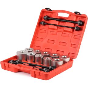 27pcs Universal Press and Pull Sleeve Kit, Bushing Bearing and Seals Installation and Removal Tool Kit, Applicable to Vehicles, LCV, HGV Engines