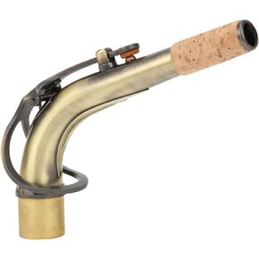 Brass Saxophone Neck for Alto Sax Bend Tube Musical Instrument Accessories 2.45cm Brass Instruments Sax Replacement Part(Bronze)