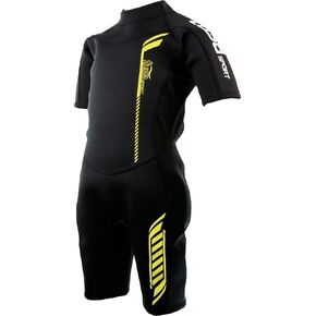 TUSA Sport Kids 2mm Shorty Wetsuit, X-Large (59"), Black