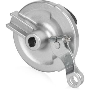 Front Rear Drum Brake Pad Shoe, PSLER motorcycle Wheel Brake Shoe Drum Hub Cover Suitable for XR50 CR50 CRF50 mini motorcycles produced in China (Imitation brand models), Silver