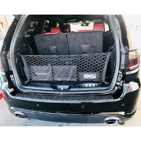 Envelope Style Trunk Mesh Cargo Net - Dodge Durango SXT GT R/T SRT 1998 - 2021 Car Accessories - Premium Trunk Organizers and Storage - Cargo Net for Truck - Best Carrier Organizer for Dodge Durango
