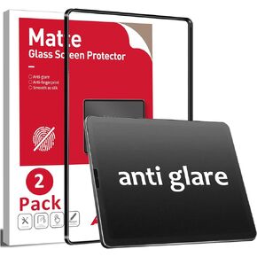 Ambison [2 Pack Matte Glass Screen Protector Compatible with iPad Pro 11 2022/iPad Air 5 2022/iPad Air 4th Generation 10.9" [Install Frame] Anti Glare/Bubble Free/Fingerprint Free/Face ID Compatible