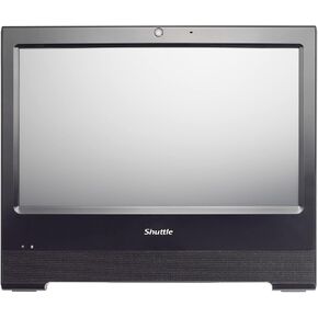 Shuttle XPC AIO X50V8 Black Embedded Intel Celeron 5205U All-in-One Barebone PC, Fanless, IP54 Certified, VESA Compatible, No RAM, No HDD/SSD, No OS