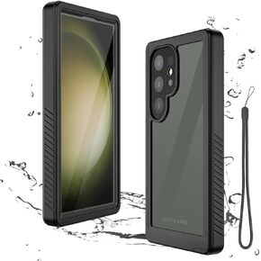 Miimall for Samsung Galaxy S24 Ultra Case Waterproof, [IP68 Underwater][14FT Military Dropproof] [Built-in Camera Lens & Screen Protector] [Dustproof] Full Body Shockproof Phone Case for S24 Ultra