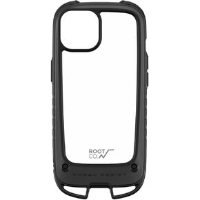 iPhone 15 Gravity Shock Resist Case +Hold. (Black)