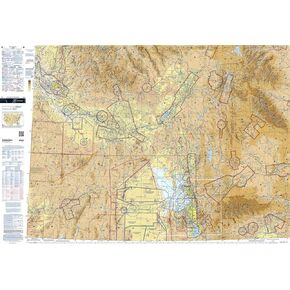 FAA Chart: VFR Sectional Salt Lake City SSLC (Current Edition). Art Print Quality, Suitable for Framing. Current Edition Printed on Demand. Ships Rolled - Not Folded.
