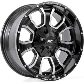 Rough Country 93 Series Matte Black Wheel | 20x9 | 6x5.5/6x135 | +0mm - 93209012 in Kuwait