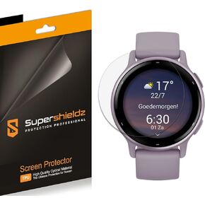 Supershieldz (3 Pack) Designed for Garmin Vivoactive 5 Screen Protector, High Definition Clear Shield (TPU)