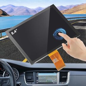17-21 Replacement 8.4" Uconnect 4C UAQ LCD Monitor Touch-Screen Radio Navigation New OEM Replacement Fit for Dodge RAM Jeep Chrysler 2017&up LA084X01(SL)(02)