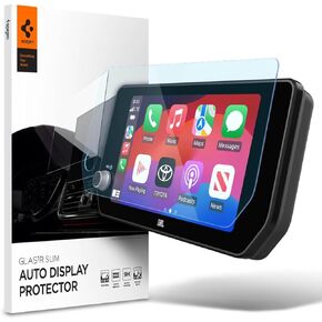 Spigen Tempered Glass Screen Protector [GlasTR Slim] designed for Toyota RAV4 (2023/2024) 10.5 inch Dashboard Touchscreen - Anti Glare