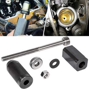 E-cowlboy 9U-6891 Injector Sleeve Cup Remover&Installer Set for CAT Caterpillar 3406E C10 C12 C15 C16 C-18 Engine Heavy Duty Steel (6 PCS)
