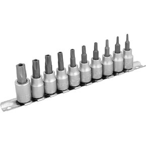 Performance Tool W13500 Mortorq Bit Socket Set, 5Pc - Professional Grade Torx Fastener Kit for Automotive and Industrial Applications