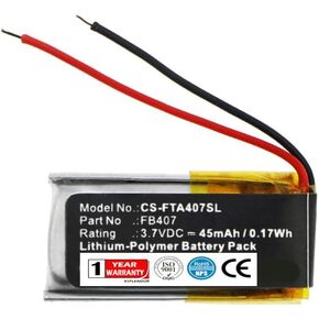 XSP Replacement Battery for Fitbit Alta Activity, Alta HR PN FB407