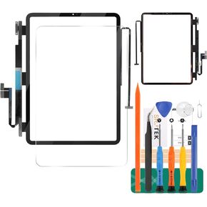 لجهاز iPad Pro 11 2nd شاشة تعمل باللمس بديلة لجهاز iPad Pro 11 بوصة الجيل الأول 2018 لوحة رقمية تجميع زجاجي Modle A1980 A2013 A1934 A1979 مع مجموعة أدوات (بدون LCD)