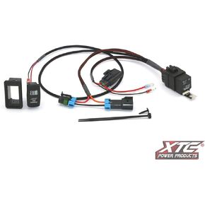 XTC Plug & Play Coolant Fan Override Switch Kit Compatible with Polaris RZR 2016 XP Turbo