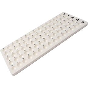 GSE Games & Sports Expert Bingo Master Board for 7/8" Bingo Balls, Bingo Calling Board for Bingo Game, Great for Parties, Large Groups, Family Game Nights