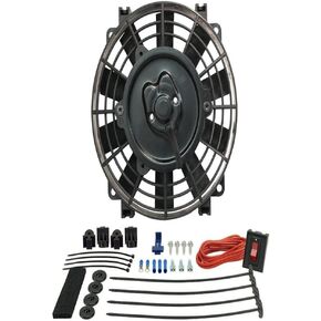 Derale 16508 8" Tornado Electric Fan Premium Kit