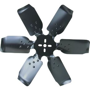 Derale 17419 Heavy Duty Fan Blade Series 1000 19" Steel Rigid Race Belt Driven Fan Reverse Rotation , Black