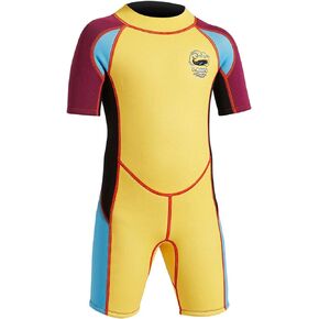 DIVE & SAIL Kids 2.5mm Warm Wetsuit One Piece UV Protection Shorty Suit