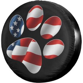 Foruidea Funny Llama Spare Tire Cover Dust-Proof Wheel Tire Cover Fit Trailer, RV, SUV and Many Vehicle 14 Inch