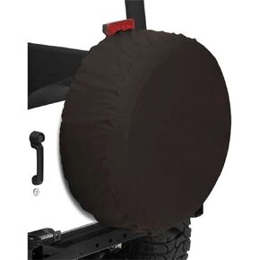 Bestop 6102601 Black Custom Fit Tire Cover - 26.5" X 7/5" (1988-1994 Suzuki Samurai)