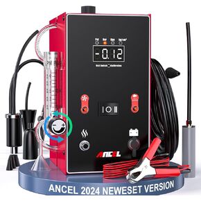 ANCEL L300 Smoke Machine Automotive Built-in Air Pump, Vaccum Leak Detector with Digital Pressure Gauge, Full System Evap Leaks Diagnostic Tester for All 12V Vehicles, Over Heat Protection