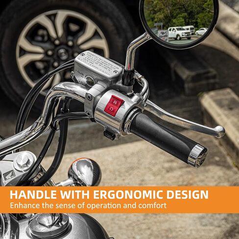 JAVIK Right Brake Master Cylinder for Honda VT600 VT750 VT1100 VT1300 VTX1300 VF750 45510MFR305 45510MBA951 45510MEG006 (Chrome) in Saudi Arabia