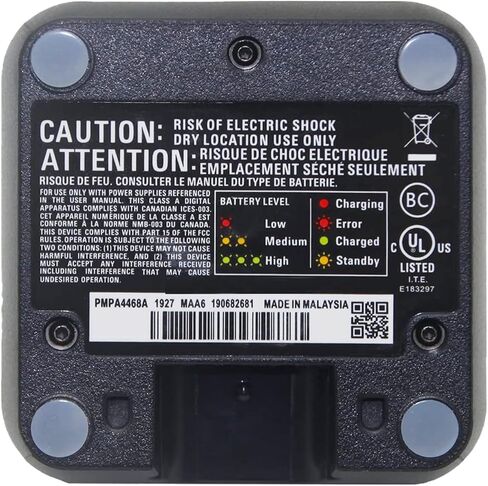 10 حزمة PMLN7109A PMLN7109 شاحن متوافق مع بطارية موتورولا SL300 SL300e SL3500e SL1600 SL2600 TLK100 SL1M راديو Pmnn4468a in Kuwait