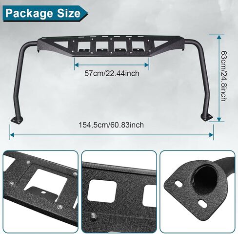 سقف الشمس قناع القلنسوة درع للجسم الزجاج الأمامي ظلة غطاء إطاري متوافق مع 2021 2022 2023 2024 فورد برونكو 2 باب 4 باب in Kuwait