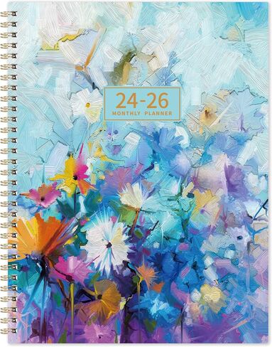 2024-2026 Monthly Planner/Calendar - JUL 2024 - JUN 2026, Monthly Planner 2024-2026, 2-Year Monthly Planner, Inner Pocket, 9" x 11", Flexible Cover in Saudi Arabia