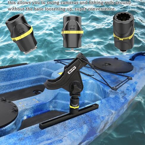 محول مسار كاياك لحامل صنارة الصيد، ومحول سكة كاياك لمكتشف الصيد، والكاميرا، وGoPro، وحامل الأكواب in Kuwait