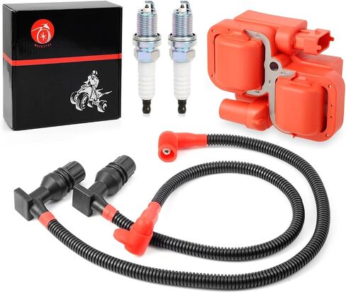 ملف الإشعال وقابس الإشعال مع غطاء سلكي متوافق مع Polaris Ranger Crew 800 RZR 4 S 800 2011-2017 4010425 4012888 4012889 4013078 in Saudi Arabia