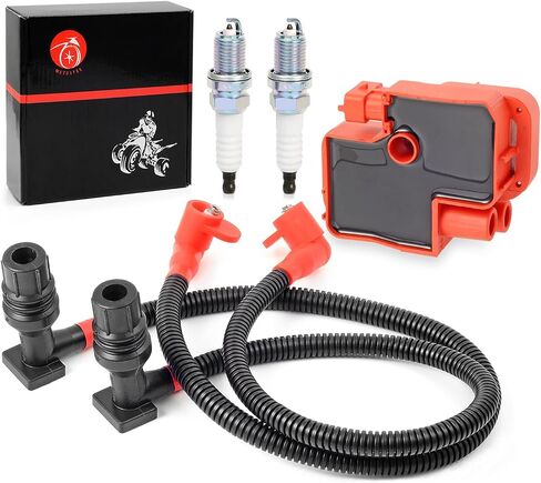 ملف الإشعال وقابس الإشعال مع غطاء سلكي متوافق مع Polaris Ranger Crew 800 RZR 4 S 800 2011-2017 4010425 4012888 4012889 4013078 in Saudi Arabia