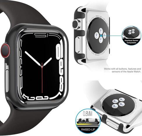 Compatible for Apple Watch Series 9 8 7 Case 41mm Gold,NINKI Luxury Aluminium Face Protective Bumper for Apple Watch Series 9 Case 41mm iWatch 8 Protective Cover Men Women in Kuwait
