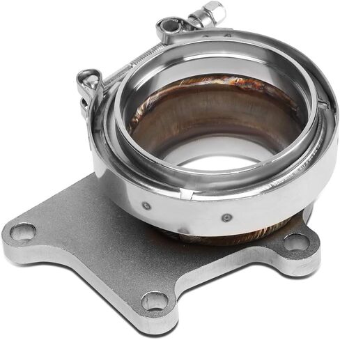 DNA Motoring ADT-5B-VB-3 T04E T3/T4 Turbo 5-Bolt Flange to 3"ID V-Band Conversion Adapter Kit in Saudi Arabia