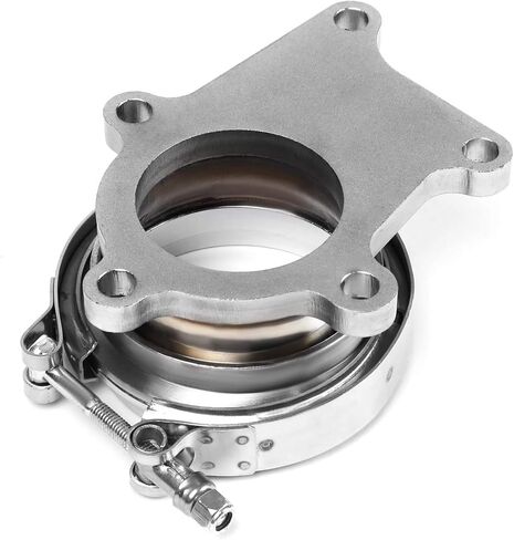 DNA Motoring ADT-5B-VB-3 T04E T3/T4 Turbo 5-Bolt Flange to 3"ID V-Band Conversion Adapter Kit in Saudi Arabia