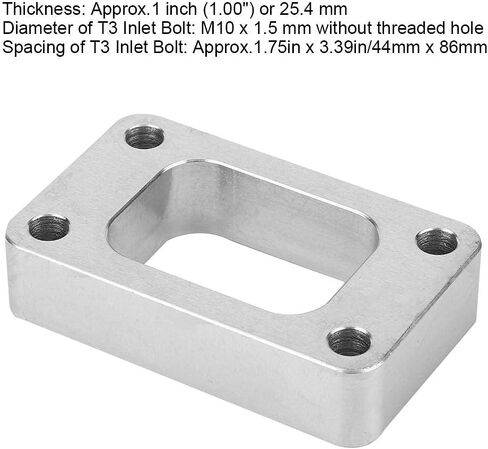 T3 مدخل غير مقسم 1.00in شفة توربو فاصل لـ Garrett Precision HX30 HX3 in Saudi Arabia