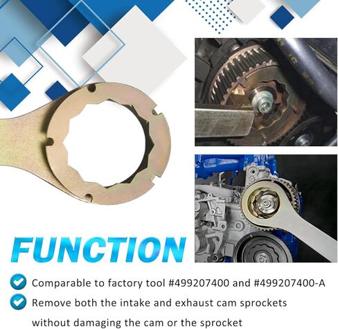 Intake/Exhaust Cam Sprocket Tool Wrench Holder Tool Kit Fit for Subaru AVCS JDM & STD in Saudi Arabia