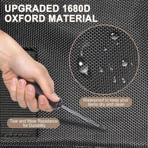 حقيبة دراجة نارية قابلة للتوسيع، حقيبة مقود دراجة نارية عالمية، حقيبة أدوات مقاومة للماء بعلم أمريكي 1680D وحقيبة شوكة وحقيبة سيسي بار للدراجات النارية كروزر سوفتيل سبورتسترز الدراجة الترابية باللون الأسود in Kuwait