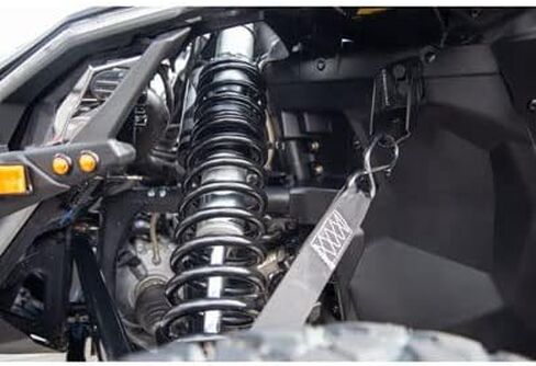 Tusk Maverick X3 محولات ربط للأسفل 2 حزمة مسحوق أسود مطلي لـ CAN-AM Maverick X3 Max X RS Turbo R 2018 in Saudi Arabia