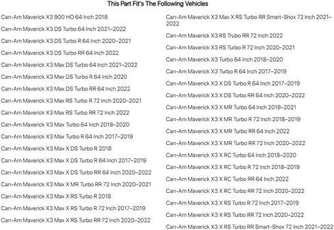 Tusk Maverick X3 محولات ربط للأسفل 2 حزمة مسحوق أسود مطلي لـ CAN-AM Maverick X3 Max X RS Turbo R 2018 in Saudi Arabia