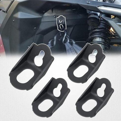 خطافات تثبيت Wztepeng X3 متوافقة مع Can Am Maverick X3 Max, MAX RS RR DS Turbo 2017 2018 2019 2020 2021 2022 2023 2024 (4 قطع) in Kuwait