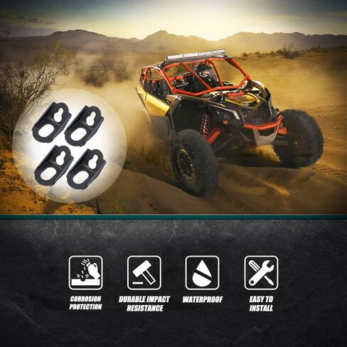 خطافات تثبيت Wztepeng X3 متوافقة مع Can Am Maverick X3 Max, MAX RS RR DS Turbo 2017 2018 2019 2020 2021 2022 2023 2024 (4 قطع) in Kuwait