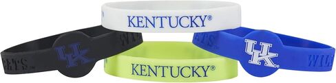 aminco NCAA Unisex Adult Silicone Bracelet (4-Pack) in Saudi Arabia