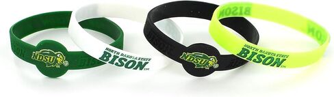 aminco NCAA Unisex Adult Silicone Bracelet (4-Pack) in Saudi Arabia