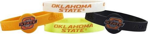 aminco NCAA Unisex Adult Silicone Bracelet (4-Pack) in Saudi Arabia